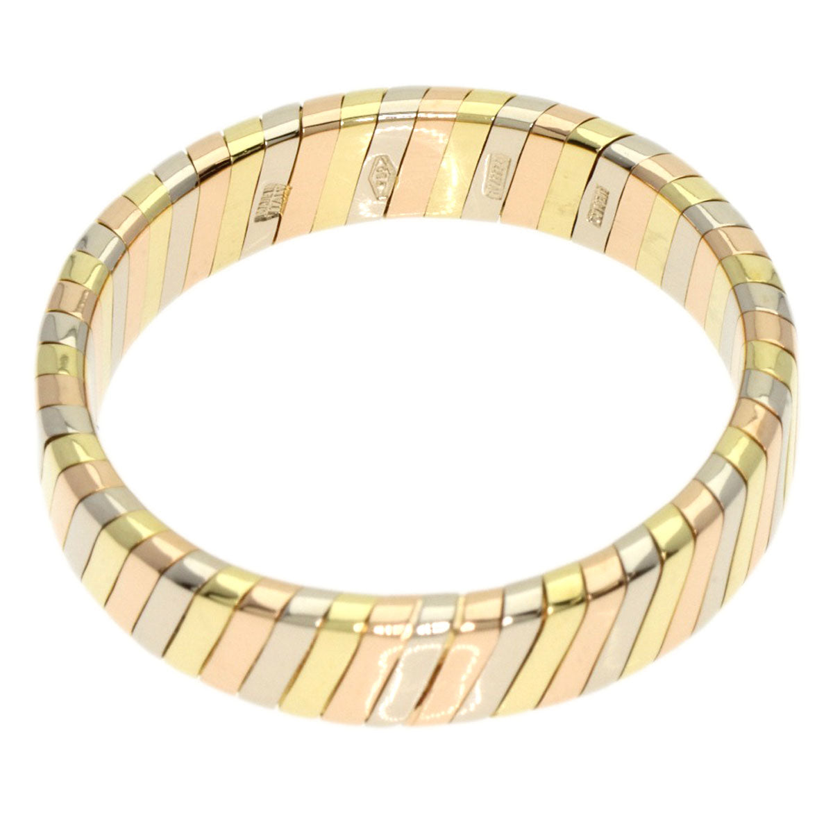 BVLGARI   Ring Tubogas K18 Yellow Gold 18K Pink GoldLadies