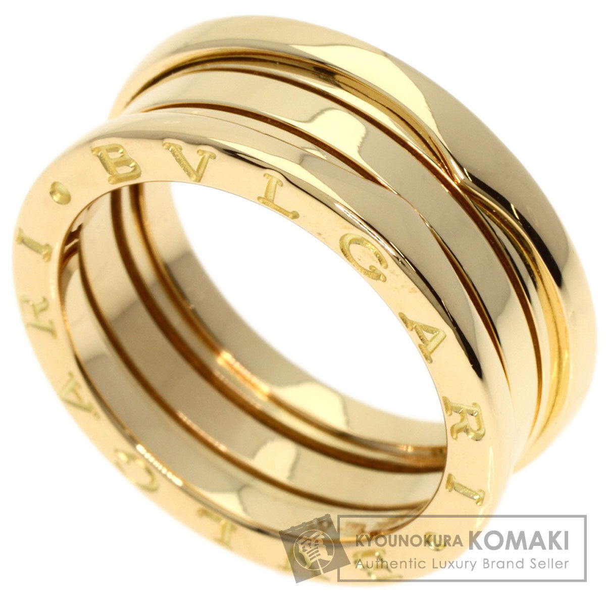 BVLGARI   Ring B.zero1 2 band S #55 K18 Yellow Gold Ladies