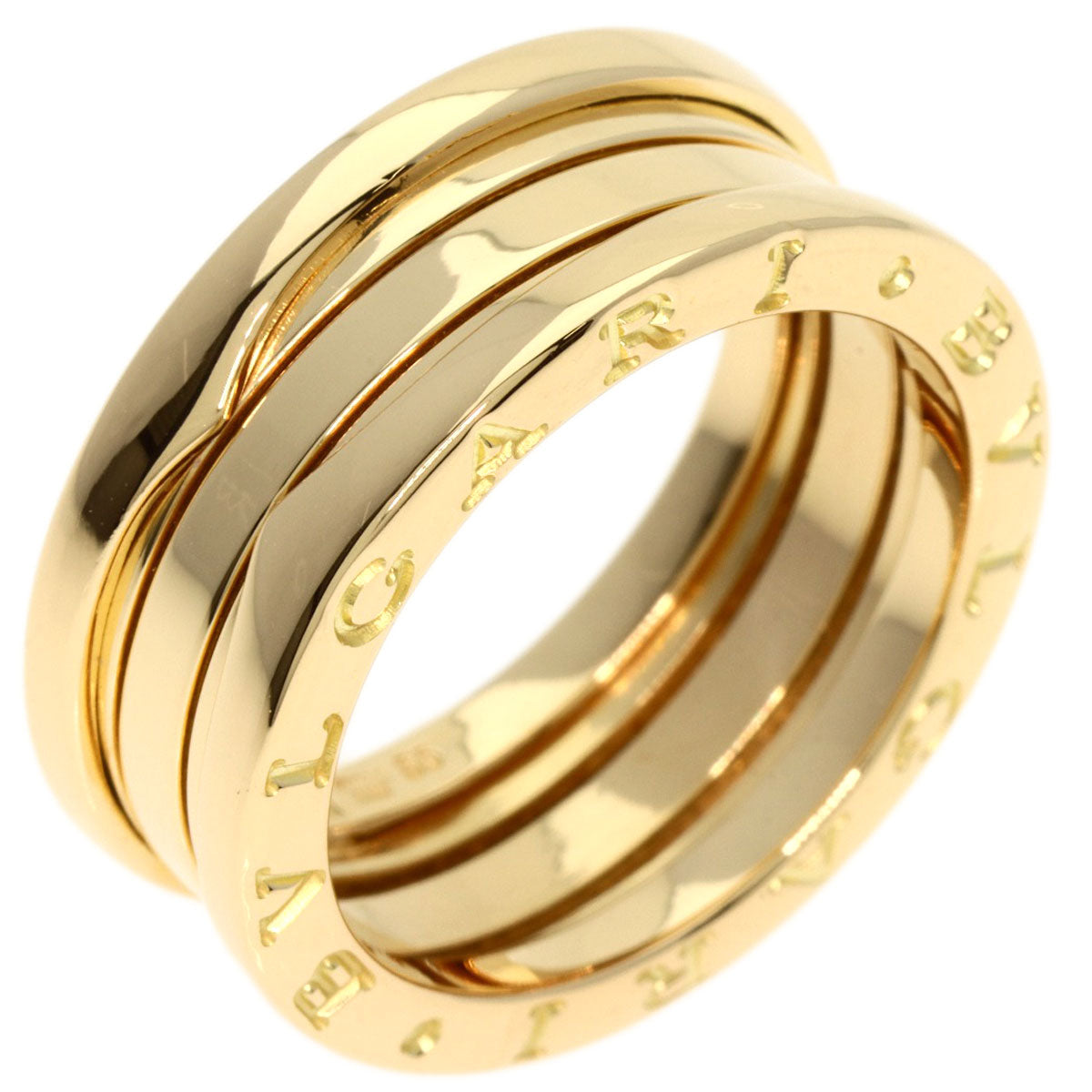 BVLGARI   Ring B.zero1 2 band S #55 K18 Yellow Gold Ladies