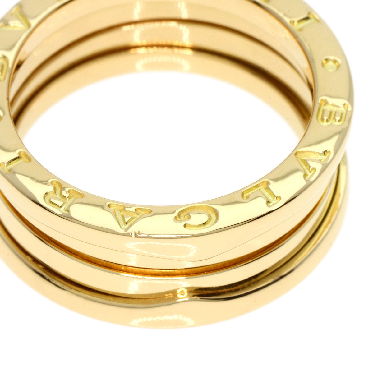 BVLGARI   Ring B.zero1 2 band S #55 K18 Yellow Gold Ladies