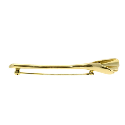 TIFFANY&Co.   Brooch Ginkgo K18 Yellow Gold Ladies