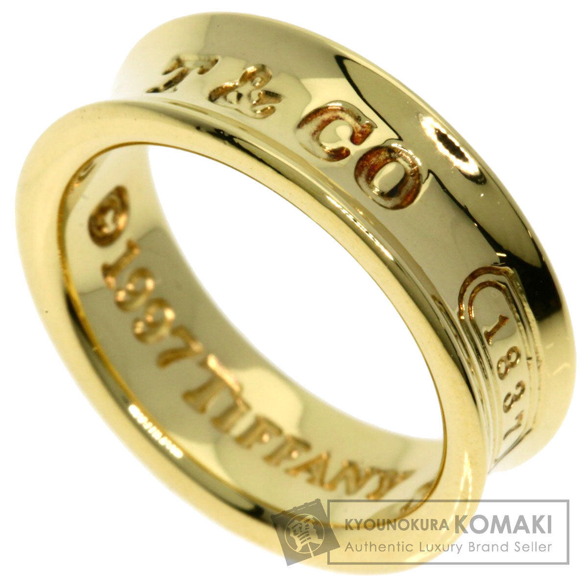 TIFFANY&Co.   Ring 1837 K18 Yellow Gold Ladies