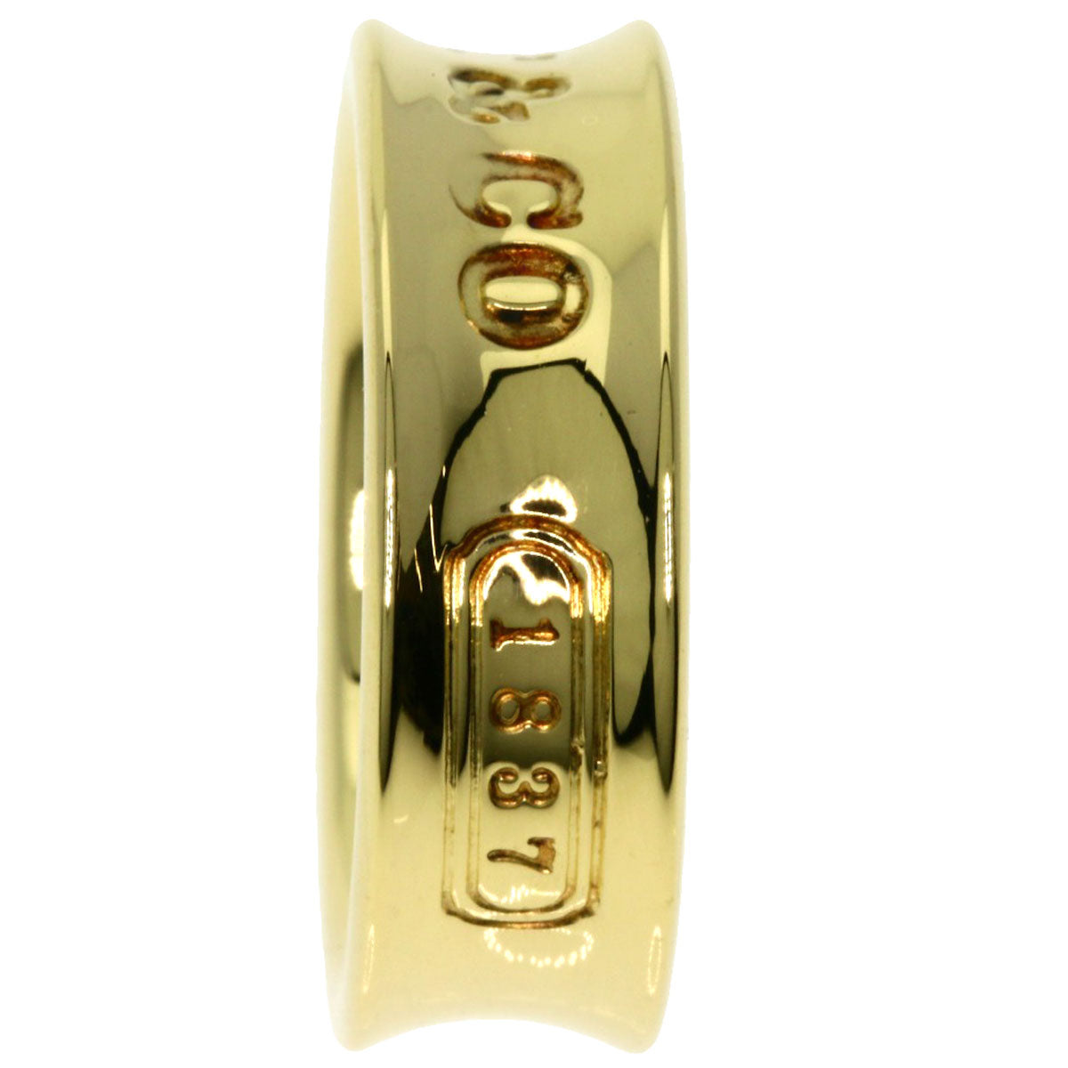 TIFFANY&Co.   Ring 1837 K18 Yellow Gold Ladies
