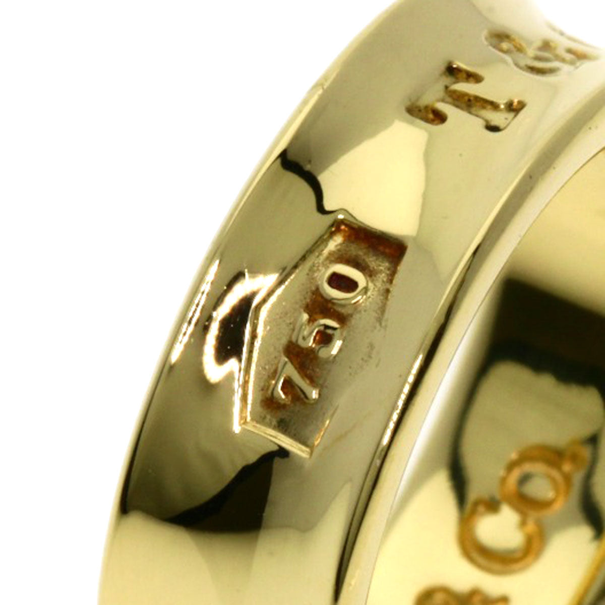 TIFFANY&Co.   Ring 1837 K18 Yellow Gold Ladies