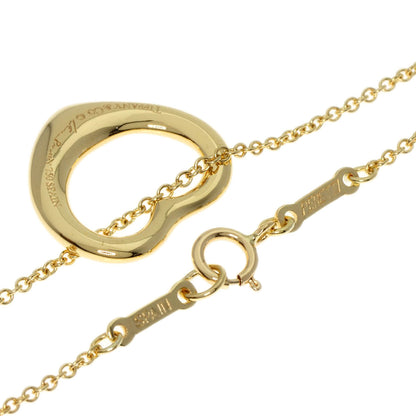 TIFFANY&Co. Open heart Necklace K18 Yellow Gold Ladies [Used]