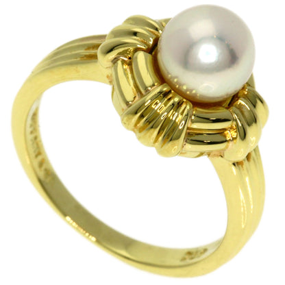 TIFFANY&Co.   Ring Akoya pearl Pearl K18 Yellow Gold Ladies
