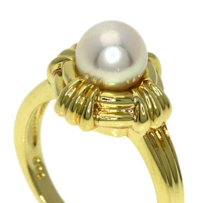 TIFFANY&Co.   Ring Akoya pearl Pearl K18 Yellow Gold Ladies