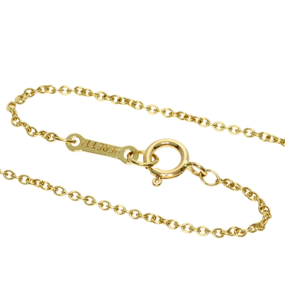 TIFFANY&Co.   Necklace Open heart K18 Yellow Gold Ladies