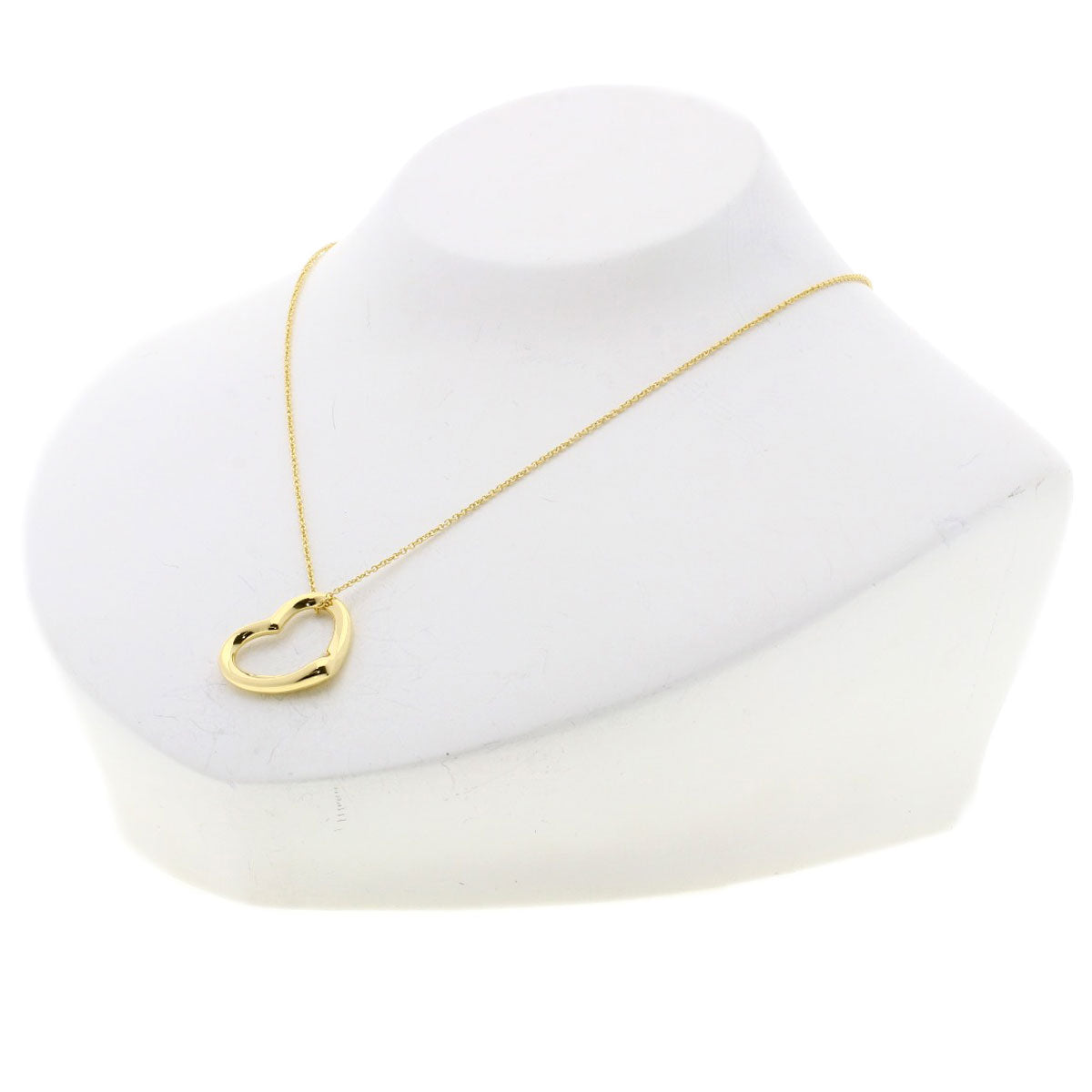 TIFFANY&Co.   Necklace Open heart K18 Yellow Gold Ladies
