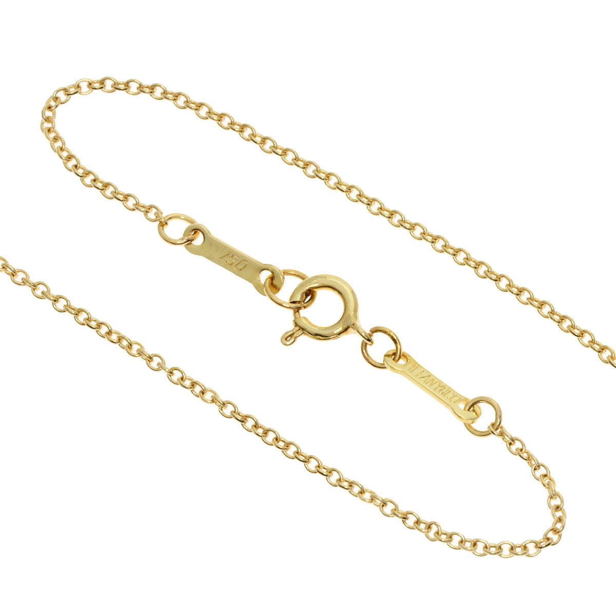 TIFFANY&Co.   Necklace Open heart K18 Yellow Gold Ladies