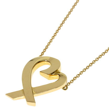 TIFFANY&Co. Loving heart Necklace K18 Yellow Gold Ladies [Used]