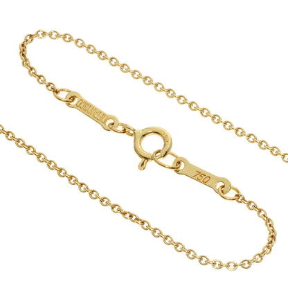 TIFFANY&Co. Open heart Necklace K18 Yellow Gold Ladies [Used]