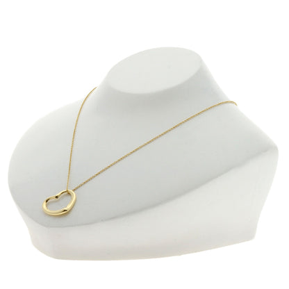 TIFFANY&Co. Open heart Necklace K18 Yellow Gold Ladies [Used]
