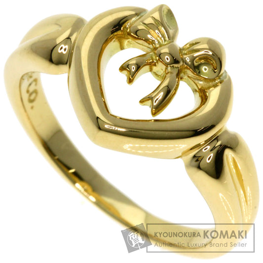 TIFFANY&Co.   Ring Ribbon heart K18 Yellow Gold Ladies