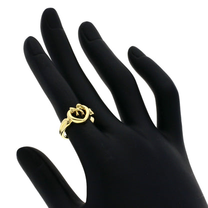 TIFFANY&Co.   Ring Ribbon heart K18 Yellow Gold Ladies
