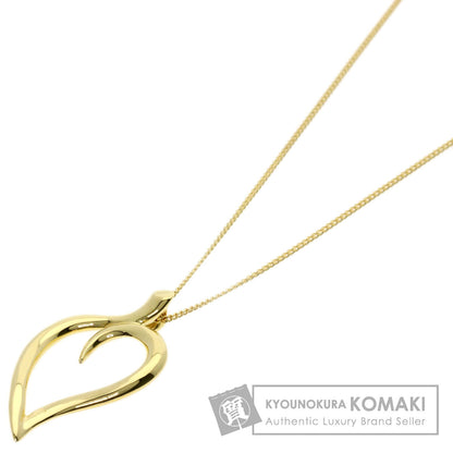TIFFANY&Co.   Necklace Leaf heart K18 Yellow Gold Ladies