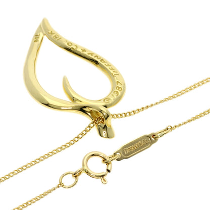 TIFFANY&Co.   Necklace Leaf heart K18 Yellow Gold Ladies