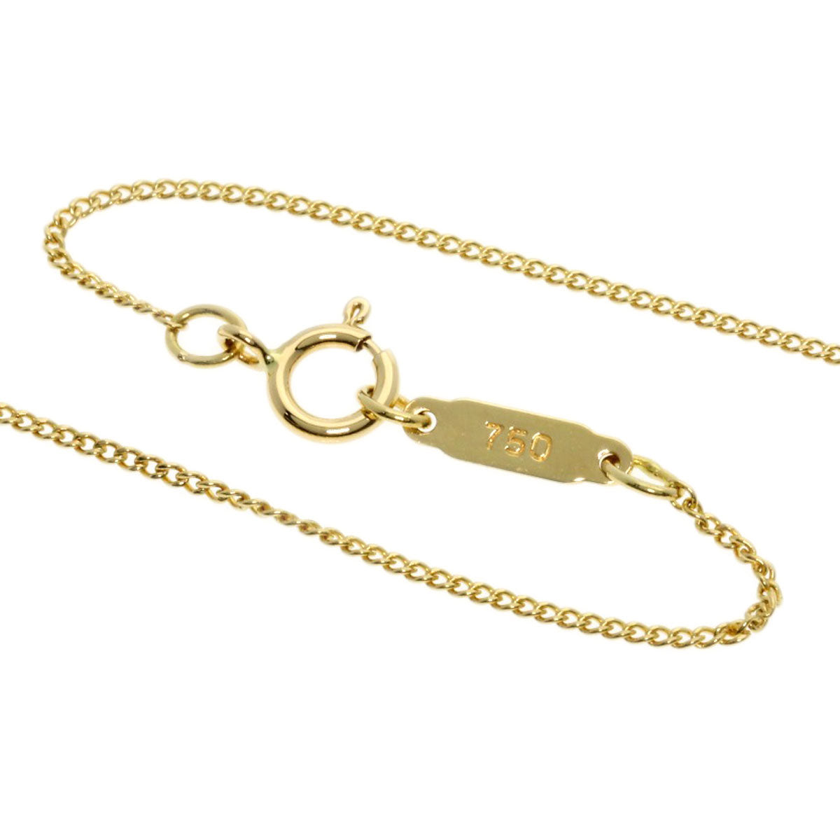 TIFFANY&Co.   Necklace Leaf heart K18 Yellow Gold Ladies