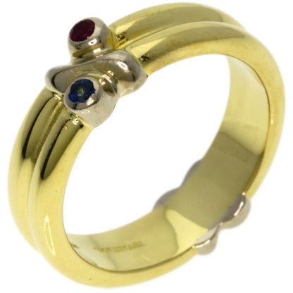 TIFFANY&Co.   Ring Signature Ruby Sapphire K18 Yellow Gold K18 White GoldLadies