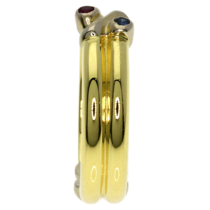 TIFFANY&Co.   Ring Signature Ruby Sapphire K18 Yellow Gold K18 White GoldLadies