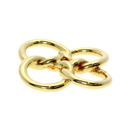 TIFFANY&Co.   Quadrofolio Clover with Black Cord Pendant top  K18 Yellow Gold Ladies [Used]