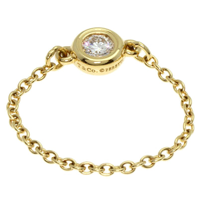 TIFFANY&Co.   By The Yard Diamond Ring  K18 Yellow Gold Ladies [Used]