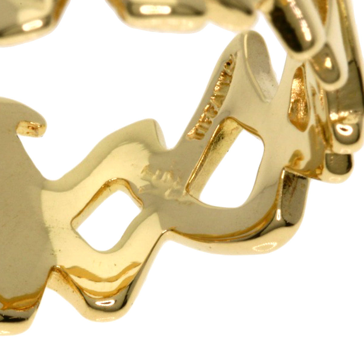 TIFFANY&Co.   Ring Love & Kiss Paloma Picasso K18 Yellow Gold Ladies