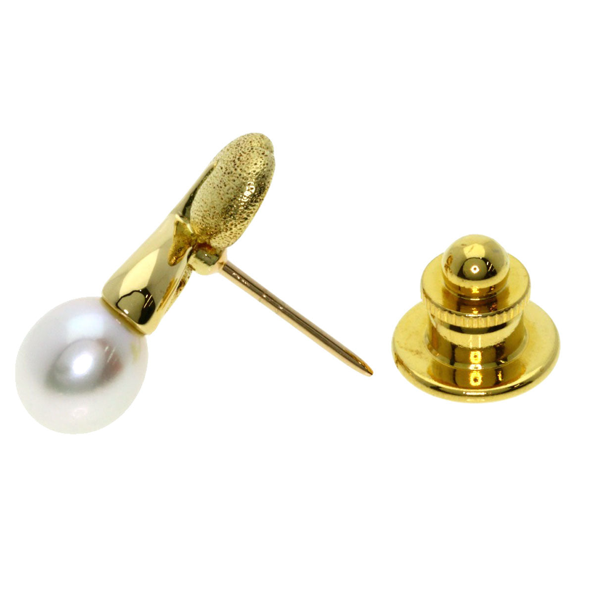 MIKIMOTO   Brooch Bud Freshwater Pearl Pearl K18 Yellow Gold Ladies