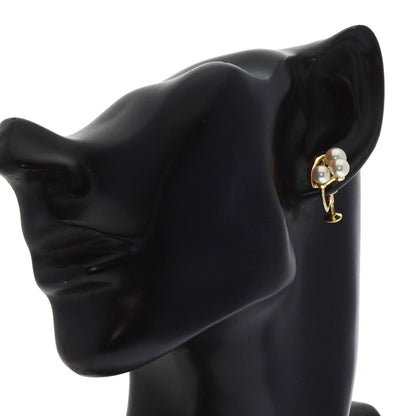 MIKIMOTO Pearl Pearl Earring K14 Yellow Gold Ladies [Used]