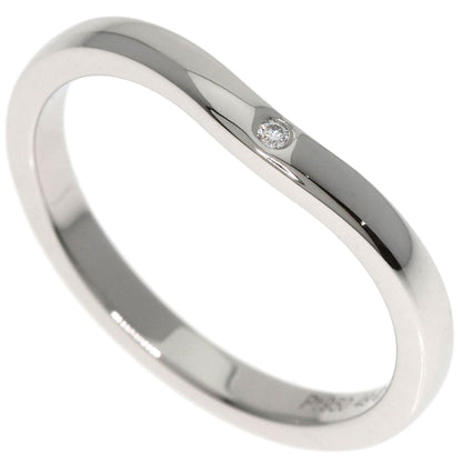 CARTIER   Ballerina Curves 3P Diamond #49 Ring  Platinum PT950 Ladies [Used]