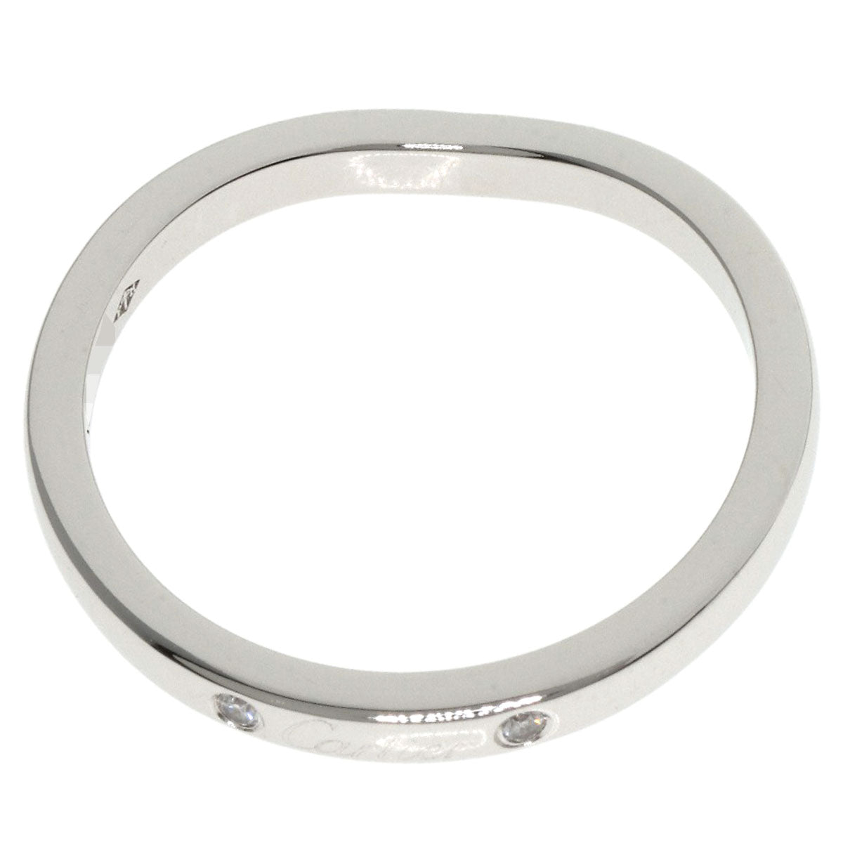 CARTIER   Ballerina Curves 3P Diamond #49 Ring  Platinum PT950 Ladies [Used]