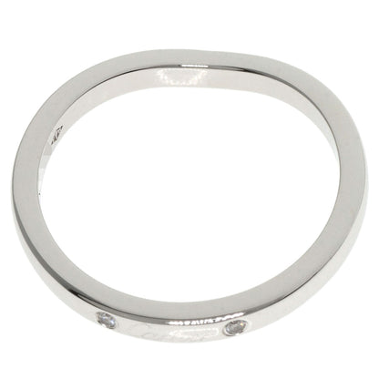 CARTIER   Ballerina Curves 3P Diamond #49 Ring  Platinum PT950 Ladies [Used]