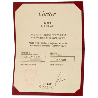 CARTIER   Ballerina Curves 3P Diamond #49 Ring  Platinum PT950 Ladies [Used]