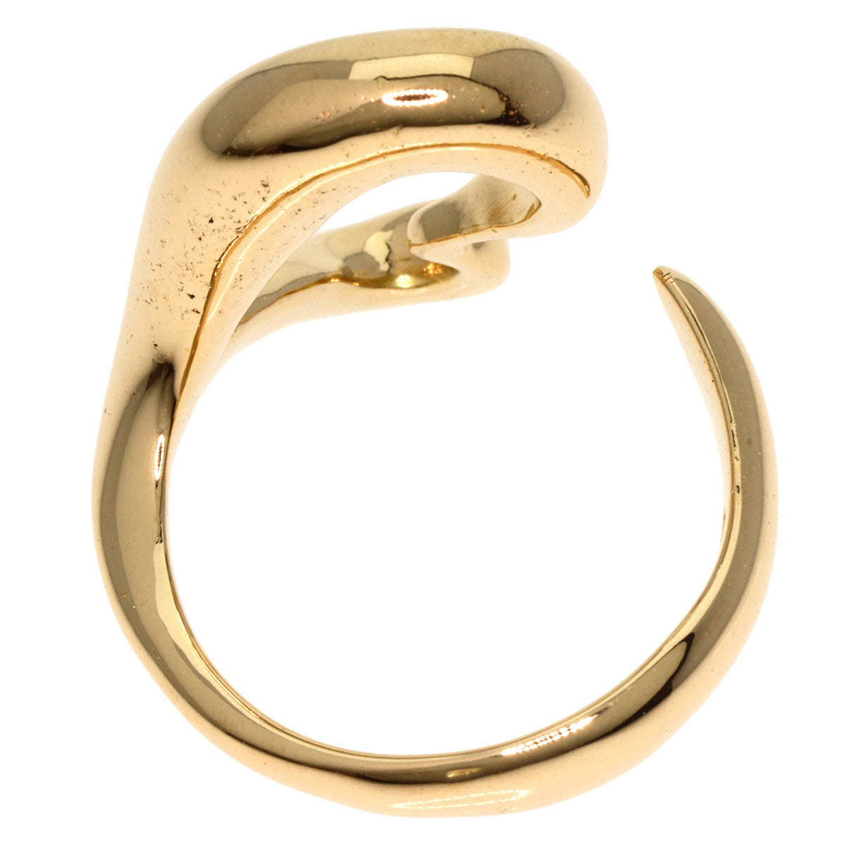 TIFFANY&Co.   Ring Open heart K18 Yellow Gold Ladies