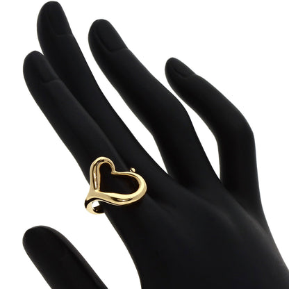 TIFFANY&Co.   Ring Open heart K18 Yellow Gold Ladies