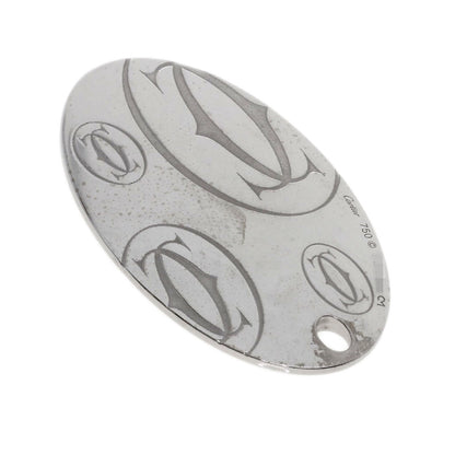 CARTIER   Pendant top happy Birthday K18 White Gold Ladies