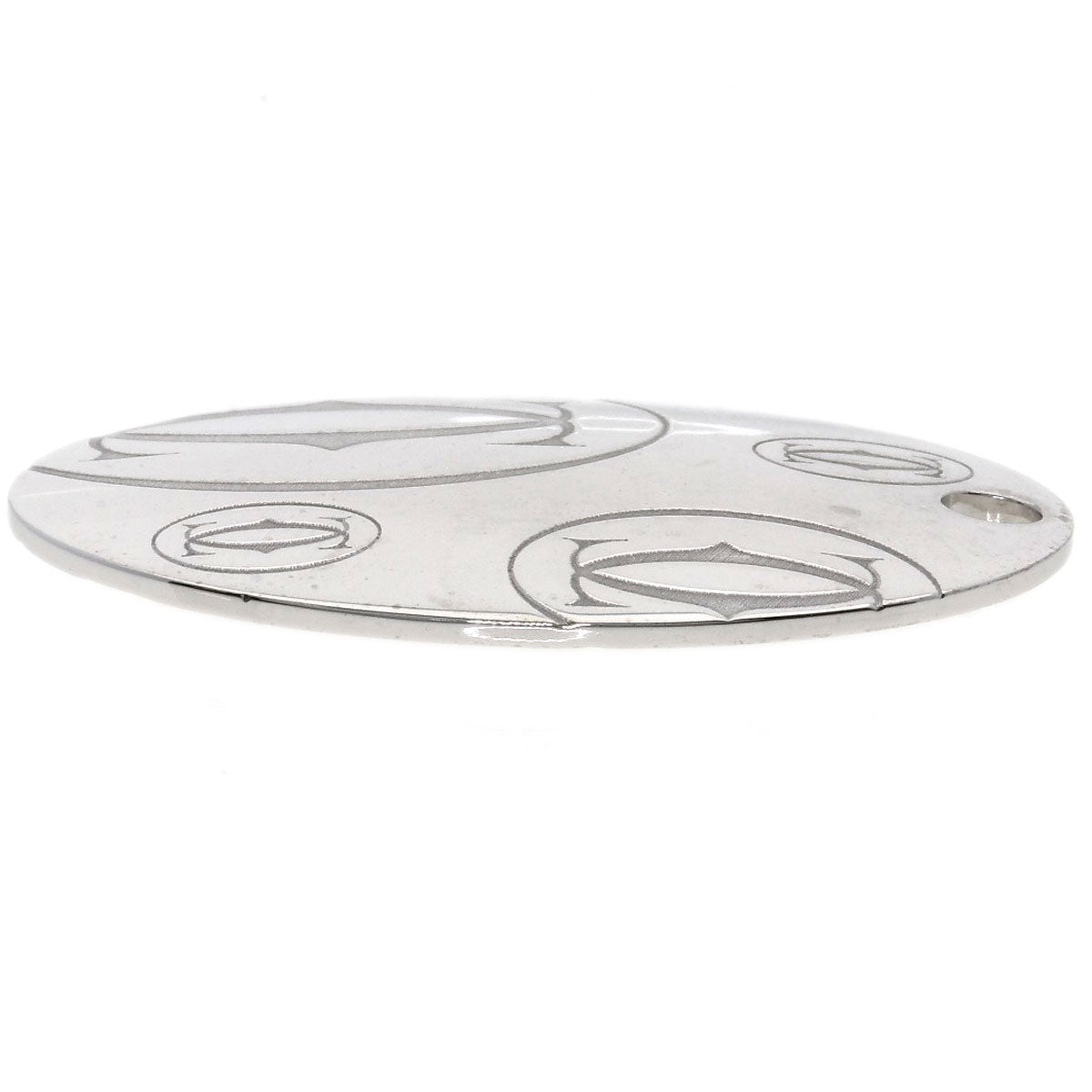 CARTIER   Pendant top happy Birthday K18 White Gold Ladies