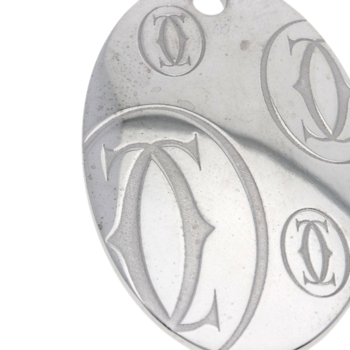 CARTIER   Pendant top happy Birthday K18 White Gold Ladies