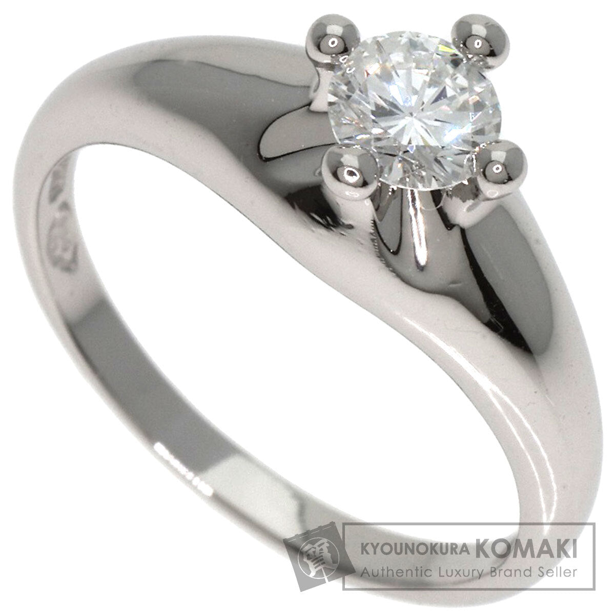BVLGARI   Ring Corona Diamond Platinum PT950 Ladies
