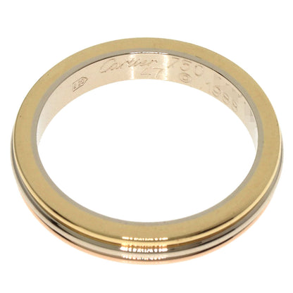 CARTIER Three colors # 47 Ring K18 Yellow Gold K18 White GoldLadies [Used]