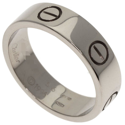 CARTIER love ring #56 Ring K18 White Gold Ladies [Used]