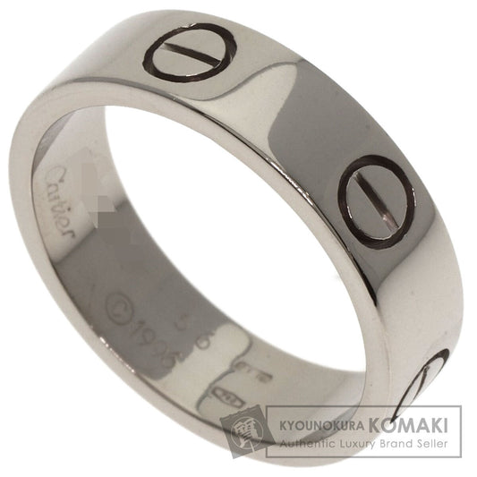 CARTIER love ring #56 Ring K18 White Gold Ladies [Used]