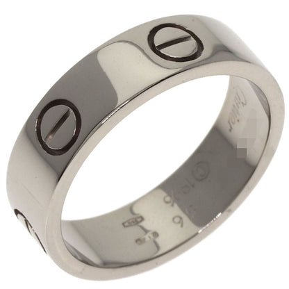 CARTIER love ring #56 Ring K18 White Gold Ladies [Used]