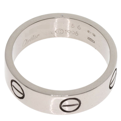 CARTIER love ring #56 Ring K18 White Gold Ladies [Used]