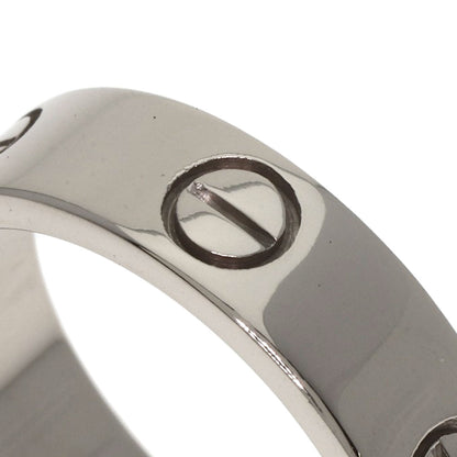 CARTIER love ring #56 Ring K18 White Gold Ladies [Used]