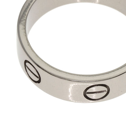 CARTIER love ring #56 Ring K18 White Gold Ladies [Used]