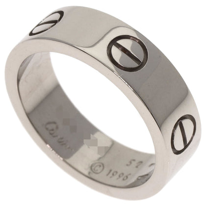 CARTIER love ring #52 Ring K18 White Gold Ladies [Used]
