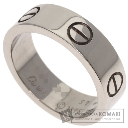 CARTIER love ring #52 Ring K18 White Gold Ladies [Used]