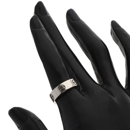 CARTIER love ring #52 Ring K18 White Gold Ladies [Used]