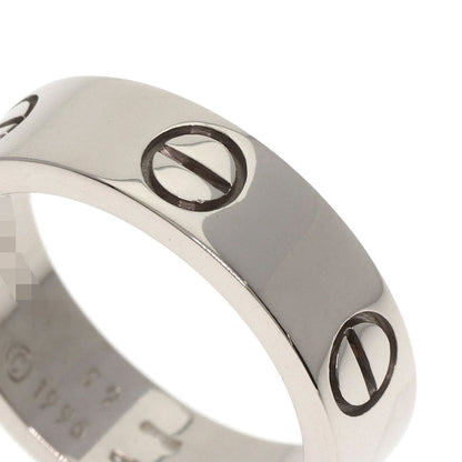 CARTIER love ring #52 Ring K18 White Gold Ladies [Used]
